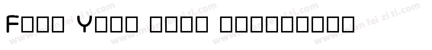 Feng Yong ying mei字体转换